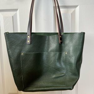 Portland Leather Goods large tote New Forest